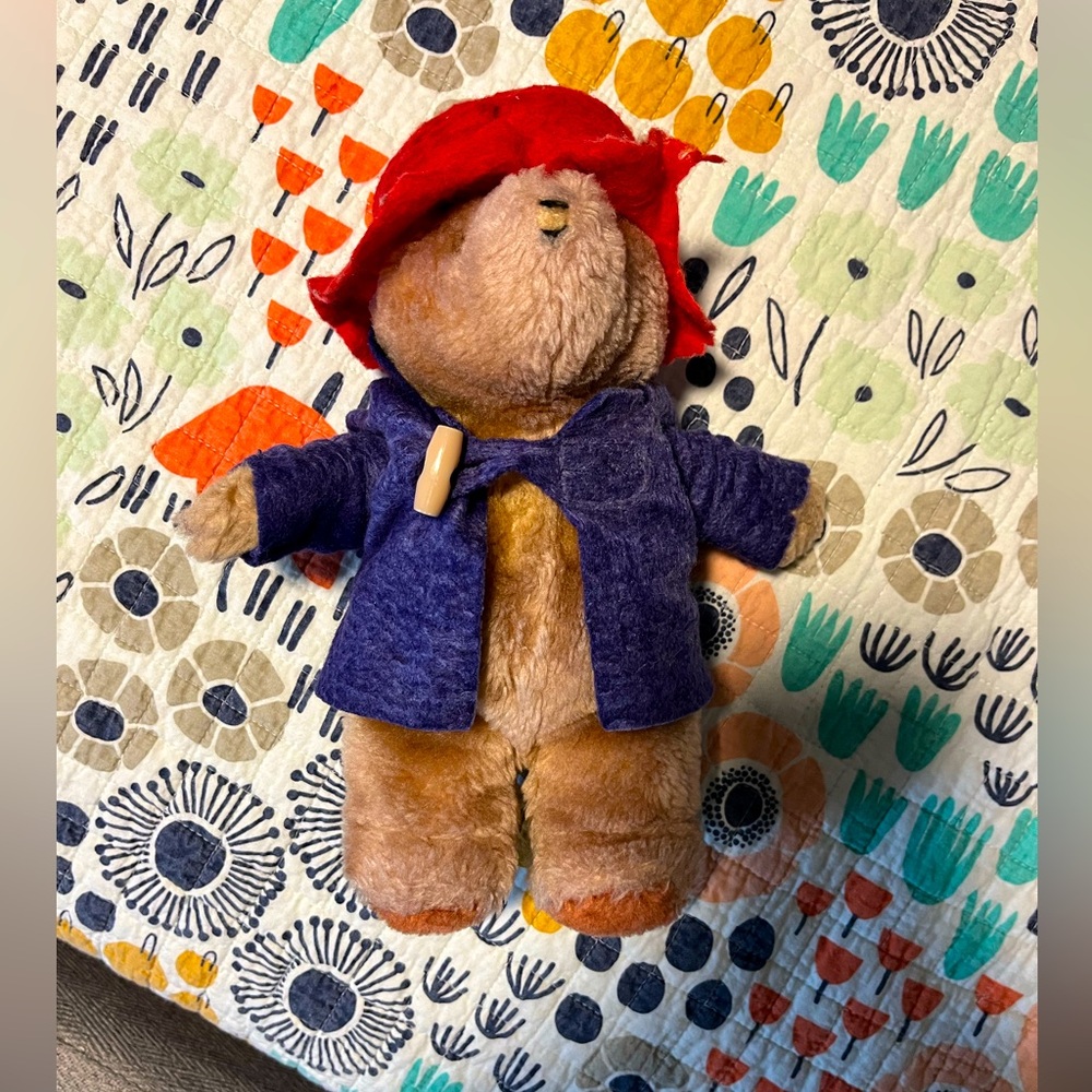 Eden toys 14 inch Paddington Bear Darkest Peru to London,England Vintage Teddy